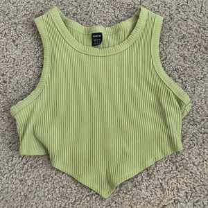 SHEIN Neon Green Crop Top Sz M